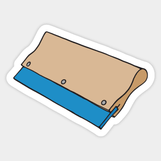 Screen Printing Squeegee Sticker